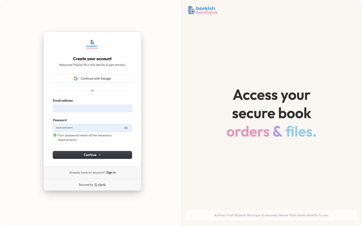 Authentication