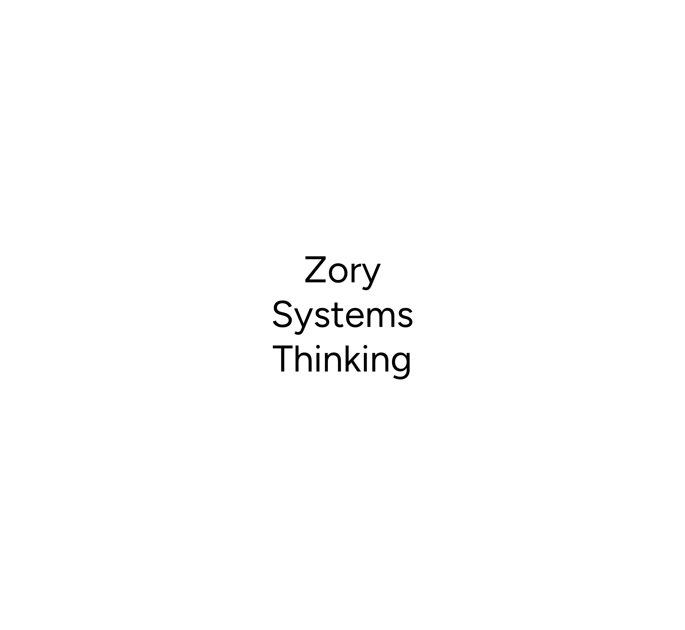 Zory Systems Thinking